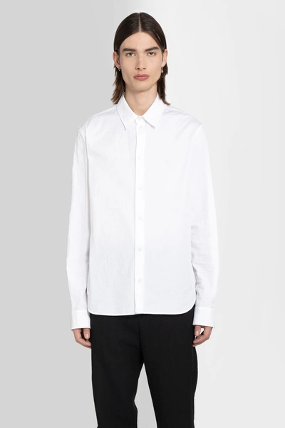Shop Ann Demeulemeester Man White Shirts