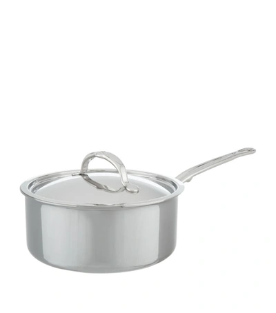 Shop Hestan Nanobond Saucepan With Lid (20cm) In Stainless
