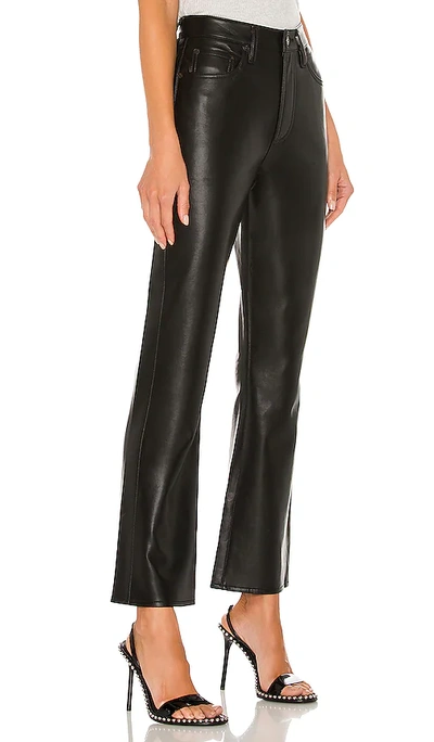 Agolde Recycled Leather Mid Rise Relaxed Boot Pants Detox In 排毒