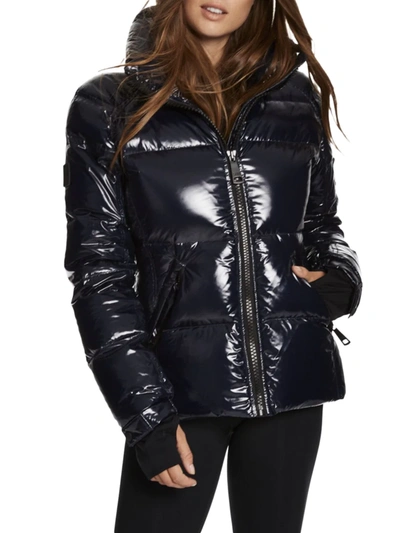 Shop Sam Women's Freestyle Down Puffer Jacket In Ultramarine