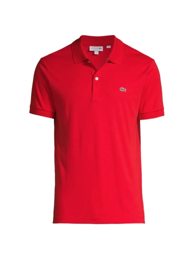 Lacoste Live Slim Fit Polo Shirt Rouge In Red | ModeSens