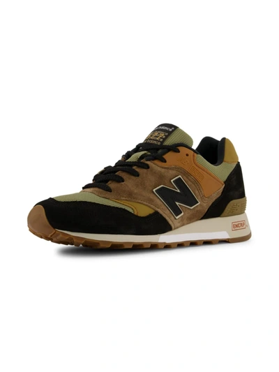 New Balance Made In Uk 577 Leather And Mesh Low-top Trainers In Brown |  ModeSens