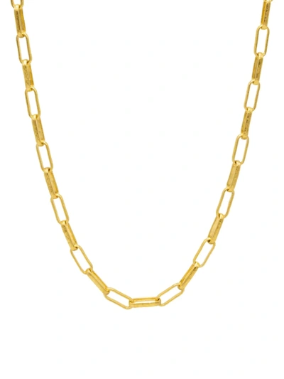 Shop Gurhan Women's Hoopla 24k Gold Openwork Chain Necklace In Yellow Gold