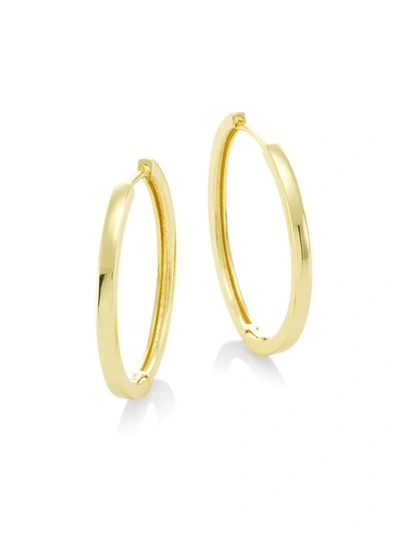 Shop Shashi Women's 18k Gold-plated Timeless Hoop Earrings