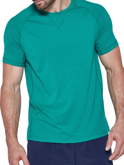 Shop Fourlaps Level Short-sleeve T-shirt In Ultra Green Heather