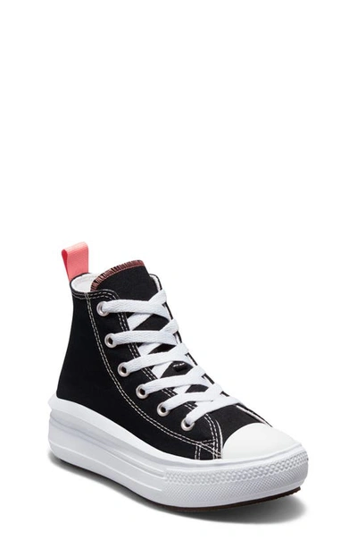 black platform hightop converse