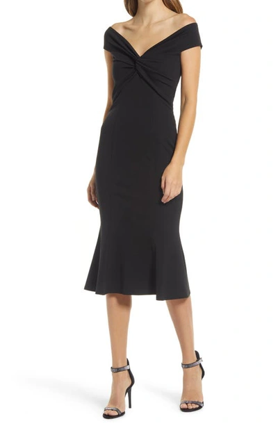 Shop Katie May Total Flirt Cocktail Dress In Black