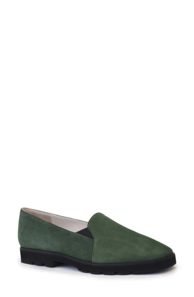 Shop Amalfi By Rangoni Giostra Loafer In Moss Cashmere Suede