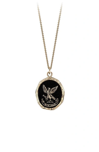Shop Pyrrha Limitless Pendant Necklace In 14k Gold