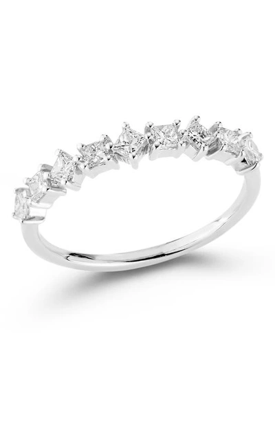 Shop Dana Rebecca Designs Millie Ryan Princess Cut Diamond Band Ring In White Gold