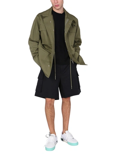 Off-white Fw21 Arrow Pattern Jacket Version Green