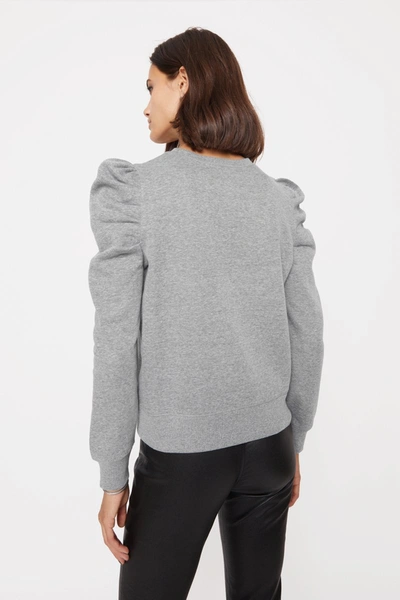 Shop Rebecca Minkoff Janine Sweatshirt In Medium Heather Grey
