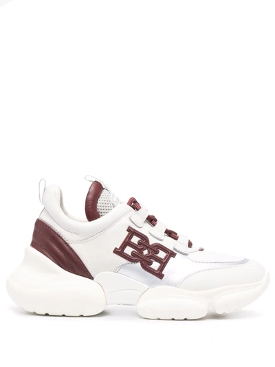 Shop Bally Glick Platform Sneakers In White