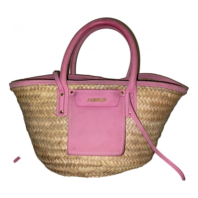 Pre-owned Jacquemus Le Grand Panier Handbag In Pink