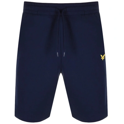 Shop Lyle & Scott Lyle And Scott Sweat Shorts Navy