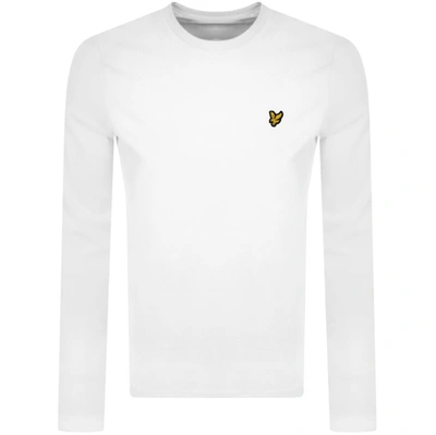 Shop Lyle & Scott Lyle And Scott Long Sleeve T Shirt White