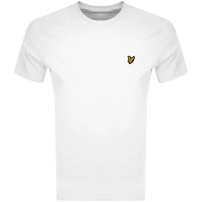Lyle & Scott Lyle And Scott Crew Neck T Shirt White In White