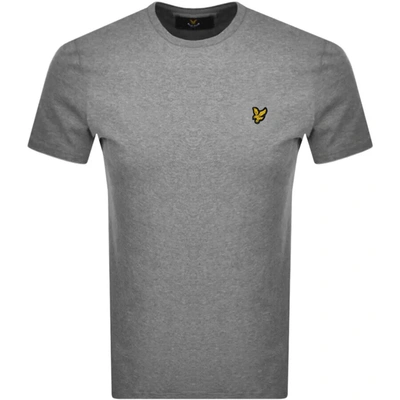 Lyle & Scott Lyle And Scott Crew Neck T Shirt Grey In Grey