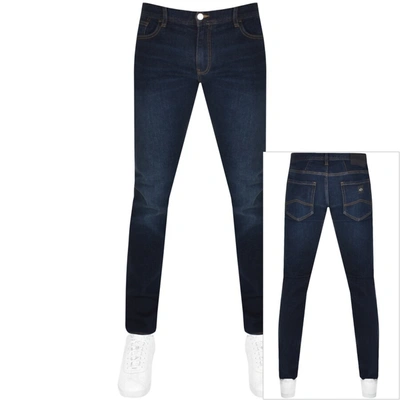 Shop Armani Exchange J13 Slim Fit Jeans Blue