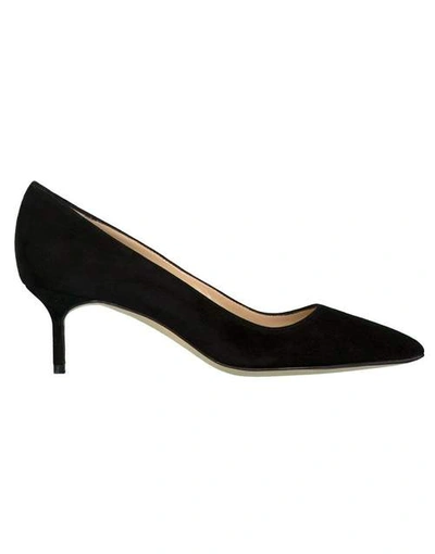 Shop Manolo Blahnik Black Suede Bb Pump