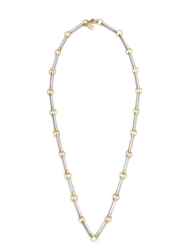 Shop Foundrae White Gold Element Chain Choker In Whtgold