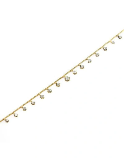 Shop Jenna Blake Diamond Fringe Necklace In Ylwgold
