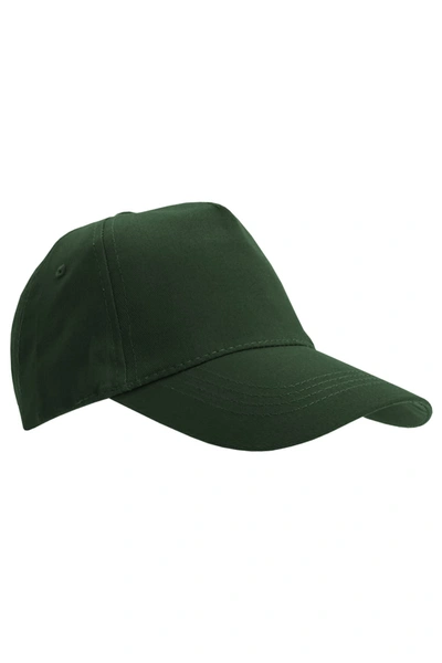 Shop Sols Unisex Buzz 5 Panel Baseball Cap (forest Green)