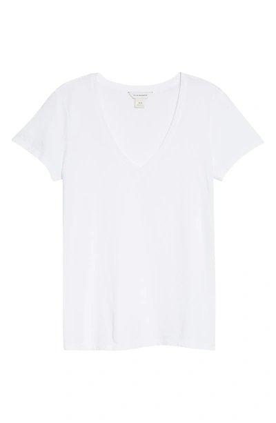 Shop Club Monaco Mahssa V-neck T-shirt In White