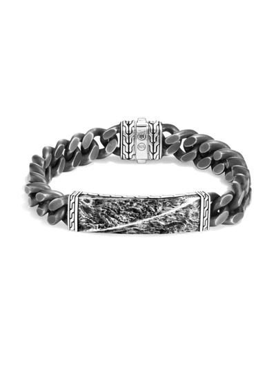 Shop John Hardy Men's Sterling Silver Curb-chain Bracelet