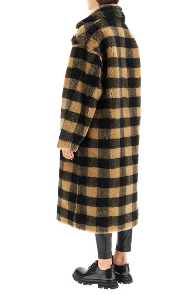 Shop Stand Studio Maria Faux Fur Coat In Brown,black