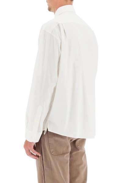 Shop Jacquemus La Chemise Henri Shirt In White