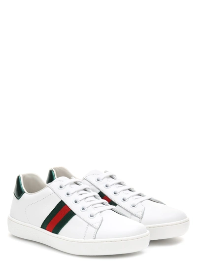 Shop Gucci Kids Sneakers For Unisex In White