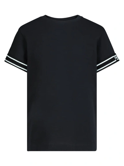 Shop Fendi Kids T-shirt For Boys In Black