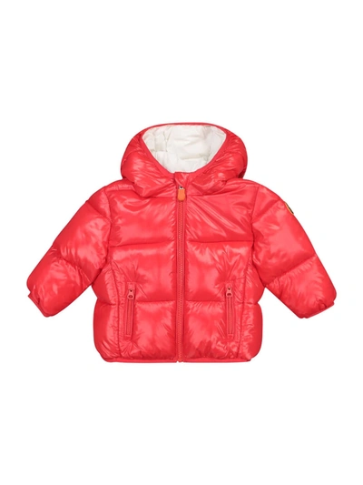 Shop Save The Duck Kids Red Winter Jacket