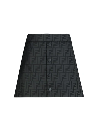 Shop Fendi Kids Skirt For Girls In Black