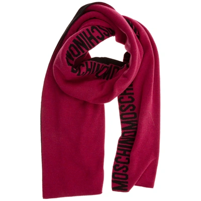 Shop Moschino Women's Scarf In Red
