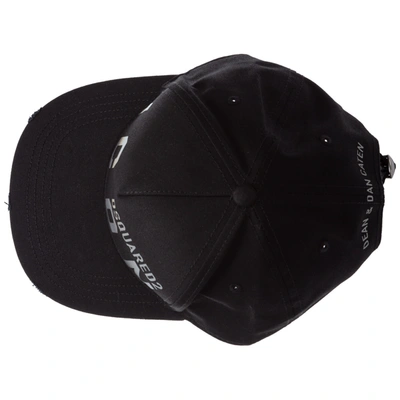 Dsquared2 Adjustable Men's Cotton Hat Baseball Cap  Icon In Black