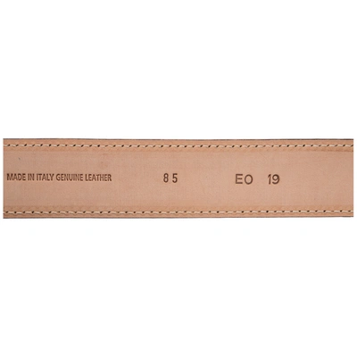 Shop Tod's Men's Genuine Leather Belt In Brown