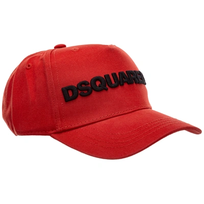 Shop Dsquared2 Adjustable Men's Cotton Hat Baseball Cap In Orange