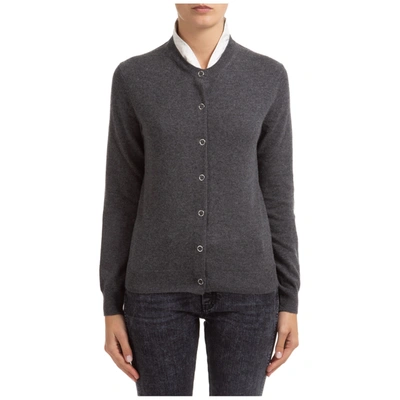 Shop Burberry Women's Cardigan Sweater In Grey