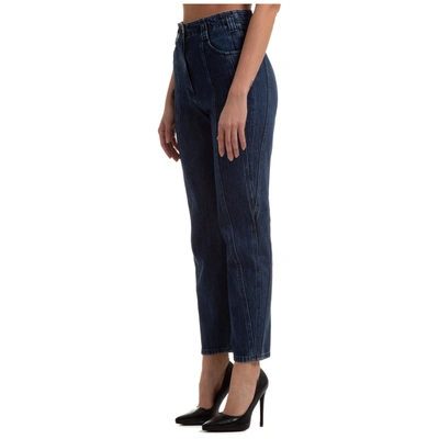 Shop Alberta Ferretti Women's Boyfriend Fit Jeans In Blue