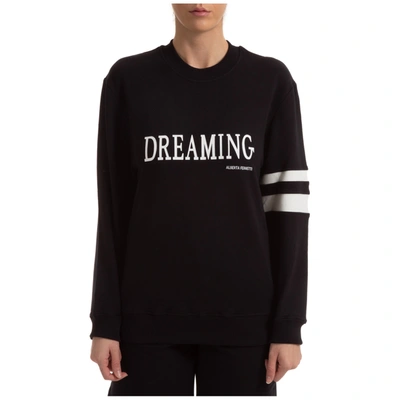 Shop Alberta Ferretti Women's Sweatshirt Dreaming In Black