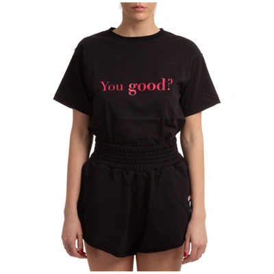 Shop Ireneisgood Women's T-shirt Short Sleeve Crew Neck Round  Good In Black