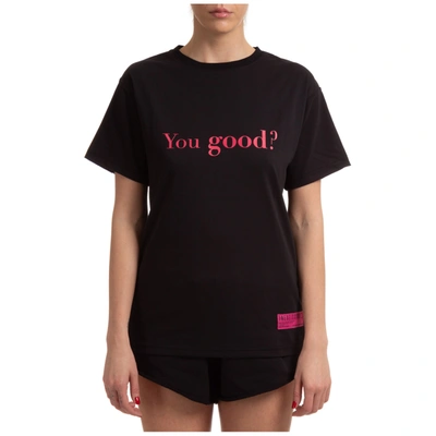 Shop Ireneisgood Women's T-shirt Short Sleeve Crew Neck Round  Good In Black