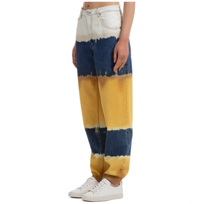 Shop Alberta Ferretti Women's Straight Fit Jeans In Yellow