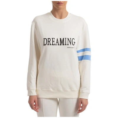 Shop Alberta Ferretti Women's Sweatshirt Dreaming In White