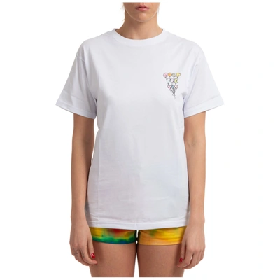 Shop Ireneisgood Women's T-shirt Short Sleeve Crew Neck Round  Bl In White