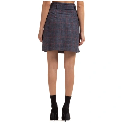 Shop Alberta Ferretti Women's Skirt Mini Short In Grey