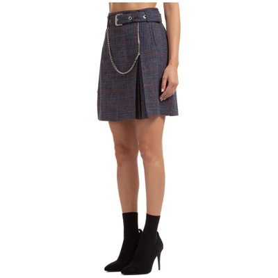 Shop Alberta Ferretti Women's Skirt Mini Short In Grey