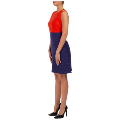 Shop Gucci Women's Short Mini Dress Sleeveless In Red